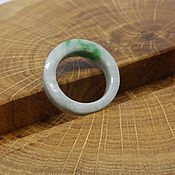 Украшения handmade. Livemaster - original item 14.75 white jade Ring (12). Handmade.