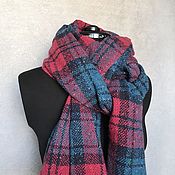 Аксессуары handmade. Livemaster - original item Plaid woven tweed scarf. Handmade.