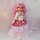 OOAK Paola Reina Marshmallow doll, raspberry-creamy cloud. Custom. kuklandia-maria. Online shopping on My Livemaster.  Фото №2