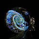 Pendant ball galaxy Relic radiation. Lampwork Glass Universe Space, Pendant, Moscow,  Фото №1