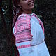 Льняная блузка  "Светлолика". Народные рубахи. СЛАВный стиль от Заряны и Анны. Интернет-магазин Ярмарка Мастеров.  Фото №2