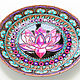 'Lotus Suite ' set of plates on the wall. Plates. Art by Tanya Shest. My Livemaster. Фото №6