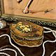 Шкатулка "Анютины глазки". Шкатулки. Винтажная мастерская (UliaUlyanycheva). Интернет-магазин Ярмарка Мастеров.  Фото №2