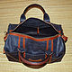 Leather bag 'BIG LUGGAGE'. Travel bag. NETABUKVA. My Livemaster. Фото №5