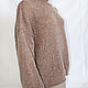 Вязаный свитер из кидмохера. Свитеры. Knit by Heart - Вязаная одежда 富. Ярмарка Мастеров.  Фото №5