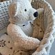  bear white. Teddy Bears. Nataliy. My Livemaster. Фото №4