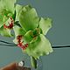 Заказать Картина из проволоки с орхидеей. Рина Рыбакова (flowerina). Ярмарка Мастеров. . Картины Фото №3