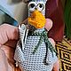 Умный гусь. Амигуруми куклы и игрушки. 'Skillful Fingers'. Ярмарка Мастеров.  Фото №7