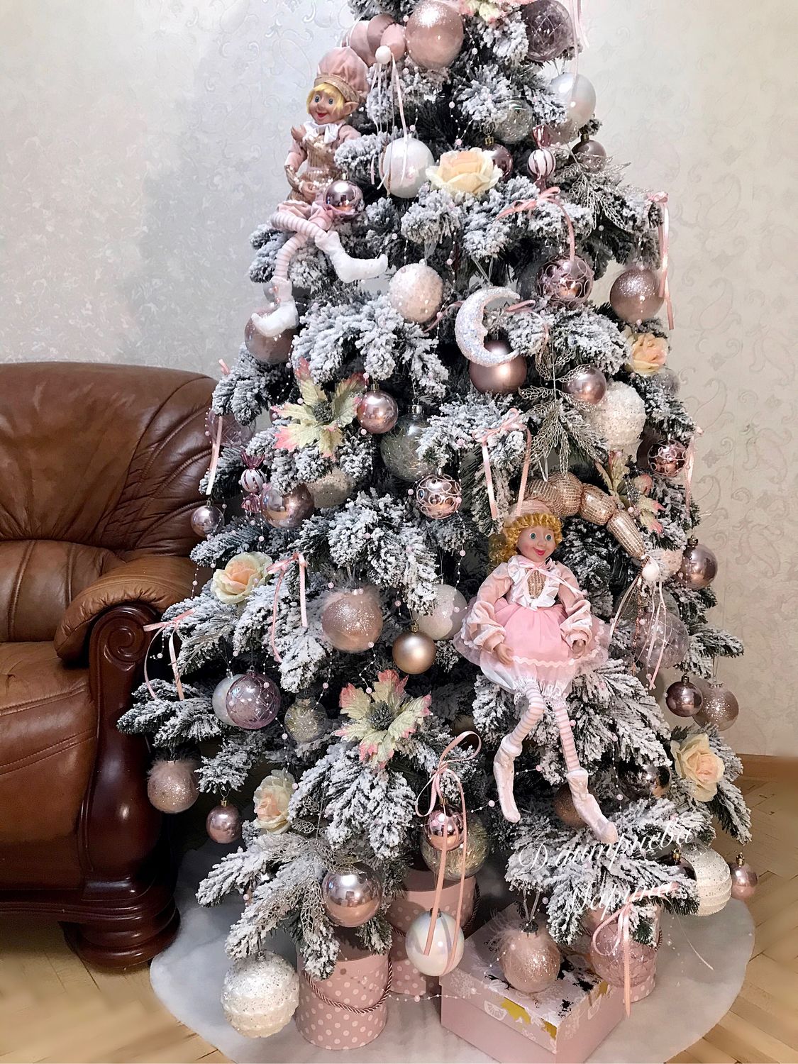 Новогодняя елка Розовая вьюга-1,8м, Деревья, Москва,  Фото №1