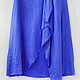 Boho style skirt made of blue linen. Skirts. etnoart. My Livemaster. Фото №5
