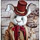 Патрик кролик в технике тедди, Тедди Зверята, Зеленоград,  Фото №1