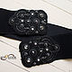 Order Beaded elastic belt black silver embroidery. Natalia Luzik Jewelry&Accessories (nataluzik). Livemaster. . Belt Фото №3