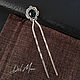 Hairpin for hair with quartz 'Flower'. Hairpin. Del-moro. My Livemaster. Фото №4