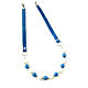 Swarovski Pearl Necklace 'Santorini' bright blue necklace. Necklace. Irina Moro. My Livemaster. Фото №4