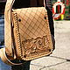 Order Leather bag beige 'Vertical'. schwanzchen. Livemaster. . Classic Bag Фото №3