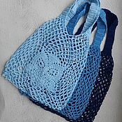 Сумки и аксессуары handmade. Livemaster - original item Cotton String Bag Owl. Handmade.