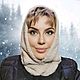 Шалетта "Северный ветер" - тёплая шапочка-капор на зиму. Капоры. Шалетта (shapkaplatok). Ярмарка Мастеров.  Фото №6