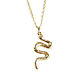 Snake pendant, snake pendant, gold-plated snake pendant. Pendants. Irina Moro. Online shopping on My Livemaster.  Фото №2