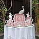 Заказать Винтаж: Кофейный розовый Сервис Masons Vista на шесть персон. A_Queentage. Ярмарка Мастеров. . Сервизы винтажные Фото №3