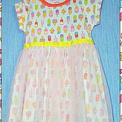 Джинсовое детское платье