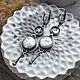Серьги серебро, латунь и жемчуг. Серьги классические. Miss Tiffany jewelry (Леся). Интернет-магазин Ярмарка Мастеров.  Фото №2