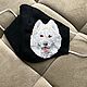  mask with embroidery ' Samoyed dog». Protective masks. viax. Online shopping on My Livemaster.  Фото №2