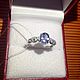 Кольцо с редким природным танзанитом 1.37ct, 925. Кольца. OLVIKSOL JEWELRY STORE. Интернет-магазин Ярмарка Мастеров.  Фото №2