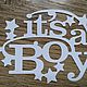 !Вырубка для скрапбукинга IT is BOY /ЭТО мальчик -дизайнерский картон. Вырубки для скрапбукинга. S v e t a F k a. Интернет-магазин Ярмарка Мастеров.  Фото №2