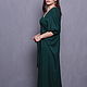 Order Dress dark green warm. Voielle. Livemaster. . Dresses Фото №3