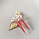 Brooch ' Red peppers', Flowers, Moscow,  Фото №1