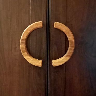 Для дома и интерьера ручной работы. Ярмарка Мастеров - ручная работа Оригинальные мебельные ручки из дерева. Handmade.