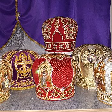 Аксессуары ручной работы. Ярмарка Мастеров - ручная работа Митра. Handmade.