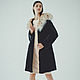 Long beaver fur coat with lynx hood. Fur Coats. Forestfox. Family Fur Atelier. Online shopping on My Livemaster.  Фото №2