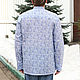 Blouse made of cotton 'Yaroslav'. People\\\'s shirts. 'Империя Льна'- семейная мастерская.. My Livemaster. Фото №5