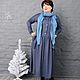 Vestido de estilo rústico con un cierre de cremallera y bolsillos de parche Art. 2920, Dresses, Kirov,  Фото №1