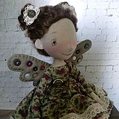 Интерьерная текстильная кукла Пеппи