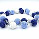 Order Beads 'Sea voyage' blue, white, beads. Beaded jewelry. Livemaster. . Beads2 Фото №3