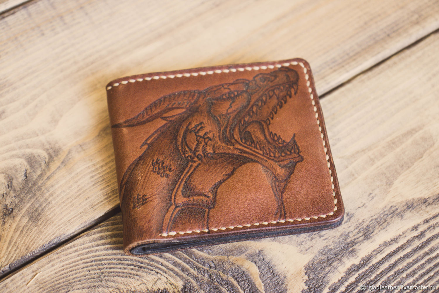 leather dragon purse