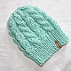 Заказать Вязаная шапка и снуд. Knit by Heart - Вязаная одежда 富. Ярмарка Мастеров. . Комплекты головных уборов Фото №3