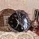 Часы настенные из эпоксидной смолы "Крылья", Часы классические, Москва,  Фото №1