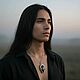 Кулон-унисекс с натуральным обсидианом «Darkest Horse». Кулон. Кулоны, гребни и другие украшения с камнями ручной работы (del-moro). Ярмарка Мастеров.  Фото №5