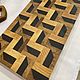 Торцевая разделочная 3д доска. Разделочные доски. Leo Woodshop. Интернет-магазин Ярмарка Мастеров.  Фото №2