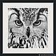 The painting is a Portrait of an owl, the paper. pencil, 40h40. Pictures. vestnikova. My Livemaster. Фото №4