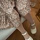 Заказать Тёплое платье для девочки из мягкой фланели. MOONA dress. Ярмарка Мастеров. . Платье Фото №3