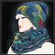Шапка и снуд  "AZTECA 64" (шапка вяз шапка женск). Шапки. Ирина(shvilinka.knit). Ярмарка Мастеров.  Фото №5