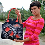 Женская сумка "Ирисы"