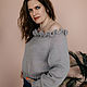 Romantic sweater. Sweater with open shoulders, Sweaters, Rostov-on-Don,  Фото №1
