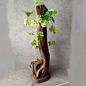 Для дома и интерьера handmade. Livemaster - original item Floor vase made of juniper. Handmade.