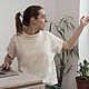 Заказать Minus 30% Linen blouse with short sleeves. e-fashion.spb. Ярмарка Мастеров. . Tops Фото №3