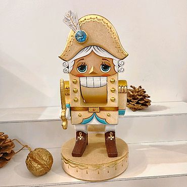 Подарки и сувениры ручной работы. Ярмарка Мастеров - ручная работа Щелкунчик музыкальный 18см деревянный. Handmade.
